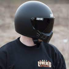 Simpson M30 Bandit Helmet Matte Black Helmet Matte Black Simpson Helmets