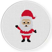 Claus counted cross stitch oop #homespuncollectibles. Chibi Santa Claus Cross Stitch Pattern Daily Cross Stitch