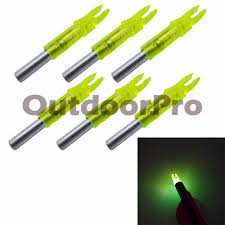 6pcs 6 2mm Yellow S Lighted Nocks Led Lighted Arrow Nock For Hunting Shooting Recurve Bow Crossbow Compound Bow Arrow Nocks Recurve Bow Compound Bow