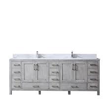 Lexora 84 black grey double vanity, castle grey marble tops, white square sinks, balzani gun metal faucet set,34 frameless mirrors. Eviva Evvn1900 8 84wh Lugano 84 Inch Modern Bathroom Vanity With White Integrated Acrylic Double Sink Eviva