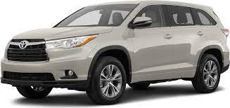 The 2016 toyota highlander ranks in the top half of the midsize suv class, thanks in part to its upscale, spacious cabin. 2016 Toyota Highlander Values Cars For Sale Kelley Blue Book
