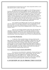 Lean System
