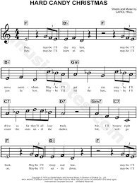 Dolly Parton Hard Candy Christmas Sheet Music For Beginners In F Major Download Print Christmas Sheet Music Christmas Candy Sheet Music