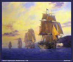 Hms Agamemnon Nelson S First Flagship Leads The Squadron Mediterranean 1796 Nelson Flies His Flag As A Commodore Commanding His F Navio Barcos Veleiros