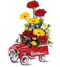 Family owned florist since 69 local delivery flowers Teleflora S Fire Engine Bouquet Henry S Florist