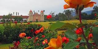 Draw a spiral on a 6x6 square piece of paper. Mission Rose Garden Venue Santa Barbara Price It Out