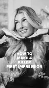 Eileen Wild gives great advice for making a great first impression? Here’s  the game plan: Enter the room with calm confidence, shoulders back, eyes  up. Confidence is contagious, and your body language ...