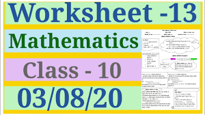 Try it free for 30 days then $12.99/mo., until canceled. Math Class 10 Worksheet 13 Solution In Hindi Medium 03 08 20 Monday Delhi Govt School Worksheet Youtube