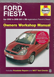Haynes New Sealed Ford Fiesta Hatch Van Fusion Owners Workshop Manual Pet Drv Ford Fiesta Ford Repair