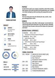 Curriculum vitae alias cv merupakan salah satu hal penting yang perlu diperhatikan saat melamar pekerjaan. 30 Contoh Cv Daftar Riwayat Hidup Terbaru 2020 Siap Download Anakui Com