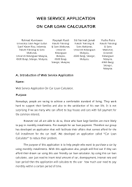 Sometimes your lender may even provide you with a check worth up to the. Pdf Web Service Application On Car Loan Calculator