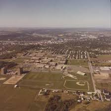 Nortth mankato campus library is situated west of north mankato. Aerial View Of Mankato State University Highland Campus Mnopedia