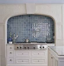 blue tile backsplash, blue tile