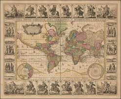 Nova Totius Terrarum Orbis Geographica Ac Hydrographica Tabula Autore N I Piscator 1652 Barry Lawrence Ru Antique Maps World Map Printable Vintage Maps