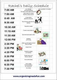 Kid Schedule I Had These When Kids Were Little But Feel