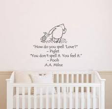 Maybe you would like to learn more about one of these? 18 Trendy Tattoo Quotes Love Children Winnie The Pooh Nursery Wall Decals Wall Quotes Decals Winnie The Pooh Nursery