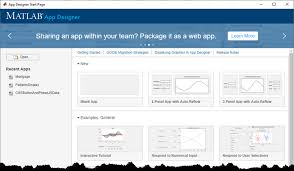 There are two main characters that are used in generating codes for solving the complex problems. Open App Designer Start Page Or Existing App File Matlab Appdesigner