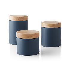 Barnyard designs kitchen canisters with bamboo lids, airtight metal canister set, coffee, sugar, tea, flour storage containers, farmhouse kitchen decor, white, 5.25 x 6.75, set of 3 4.5 out of 5 stars 291 Modern Design Matte Blue Coffee Tea Sugar Ceramic Storage Jar Kitchen Canister Sets With Wood Lid Buy Canister Sets Canister Sets Kitchen Storage Jar Product On Alibaba Com