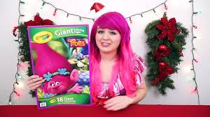 Crayola giant coloring pages trolls. Giant Trolls Christmas Coloring Page Coloring With Kimmi The Clown Video Dailymotion