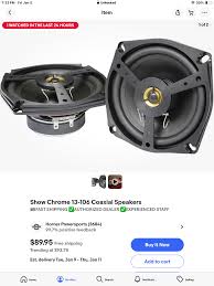 Show chrome speakers