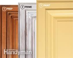 to spray paint kitchen cabinets (diy