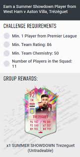 They are sorted on potential rating. Fifa 20 Trezeguet Vs Masuaku Showdown Summer Heat Sbc Requirements Fifaultimateteam It Uk
