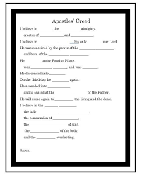 Apostles Creed Prayer Worksheet In 2020 Apostles Creed Prayer Worksheet Bible Lessons For Kids