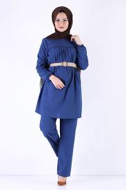 Robali Tesettur Ikili Takim Tsd0702 Saks 2020 Moda Stilleri Giyim Tunik