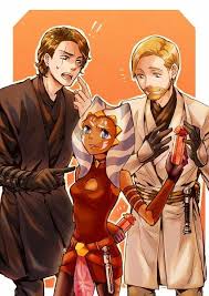 Anakin Skywalker Ahsoka Tano And Obi Wan Kenobi Star Wars Poster Star Wars Ahsoka Star Wars Humor