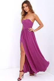 Moonlight Serenade Magenta Purple Strapless Maxi Dress | Strapless maxi  dress, Maxi dress, Dresses