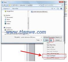 Cara Memperbaiki File Dokumen Ms Word Yang Corrupt Rusak