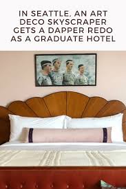 When Graduate Hotels Started Making Its Way To College Towns And Campuses Across America Its Aesthetic Seemed S Theme Hotel Vintage School Desk Seattle Hotels