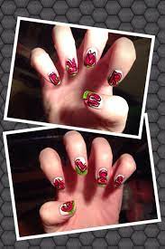 Wales Rugby Graffiti Nails Graffiti Nails Nail Art Nails
