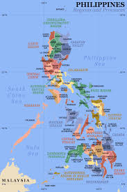 Philippines Province Map Philippine Province Philippines Travel Regions Of The Philippines