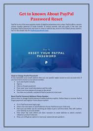 A name technically stays with you for life and unless it was misspelt, you probably cannot change it. Get To Known About Paypal Password Reset By Anna Here Issuu