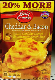 Betty Crocker Cheddar And Bacon Scalloped Potatoes Scalloped Potatoes With Bacon Bacon Bacon Bits
