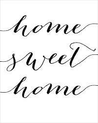 Home Sweet Home Printable Instant Download Printable Home Quote Decor Home Decor Typography Home Swee Words Prints Sweet Home Home Quotes And Sayings