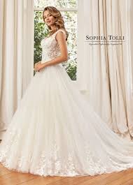 Misty Tulle Lace V Neck Full Ballgown Y11965b Hayden Elise Most Beautiful Wedding Dresses Wedding Dresses