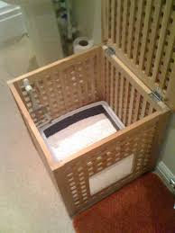 A Hol For Kitty Ikea Hackers Hidden Litter Boxes Cat Litter Box Cat Toilet