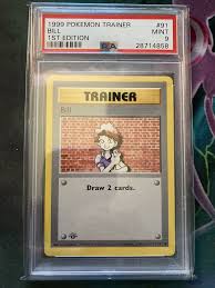 The card was released as a promotional item for the second theatrical movie based on the anime, pokémon the movie 2000 (a.k.a. Auction Prices Realized Tcg Cards 1999 Pokemon Game Bill 1st Edition