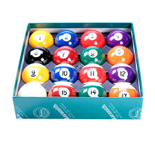 All red, yellow and black 8 balls are 2 in diameter. Spots Stripes Aramith 1 7 8 Ball Set