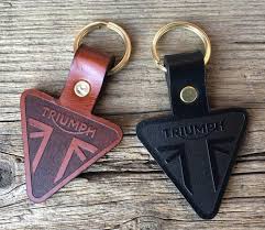 Leather Triumph Motorcycle Triangle Keyring By Etchedart4u On Etsy Https Www Etsy Com Uk Listing 590741 Triumph Accessories Triumph Motorcycles Triumph Motor