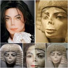 The Field Museum in Chicago, USA, displays an Egyptian statue with facial  features resembling the late pop icon Michael Jackson. This has led some to  speculate that it could be evidence of