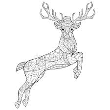 Christmas colour pop colouring pages. Reindeer Coloring Pages Stock Illustrations 53 Reindeer Coloring Pages Stock Illustrations Vectors Clipart Dreamstime