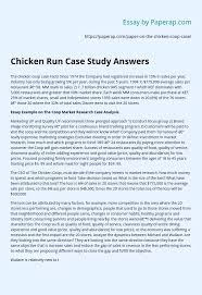Sharing research data and infrastructure to study proteins. Chicken Run Case Study Answers Essay Example