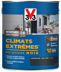 La sélection produits leroy merlin de ce lundi au meilleur prix ! Peinture Bois Exterieur Climats Extremes V33 Anthracite Satine 2 5 L Leroy Merlin