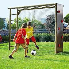 Fussballtor Mit Kletterwand Fur Kinder Garten Fussballwand Spielturm Klettergerust Ebay In 2020 Fussballtor Fussballwand Kletterwand