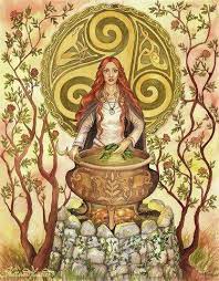 Whisper your desire to the grain each time you see it or walk by. Cerridwen Celtic Goddess Celtic Gods Celtic Myth