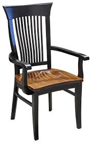 The amish armanda dining chair is comfy contemporary for your dining room furniture collection. Daniel S Amish Farmhaus Amish Dining Arm Chair Ruby Gordon Home Dining Arm Chairs
