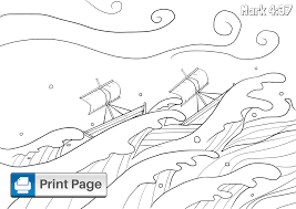 Storm coloring page coloring home. Free Jesus Calms The Storm Coloring Pages Printable Pdfs Connectus